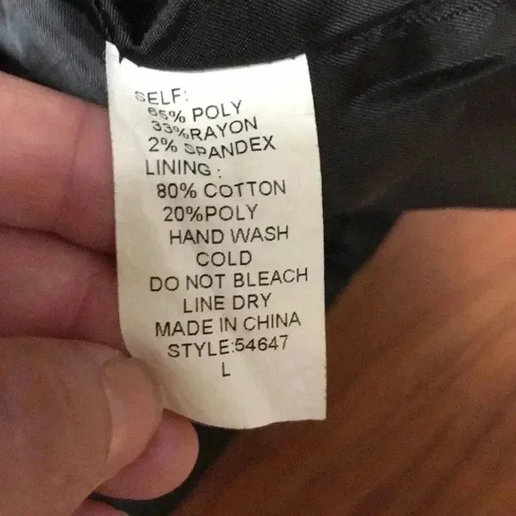 Monteau Black Sheath Dress, Large - Picture 4 of 6